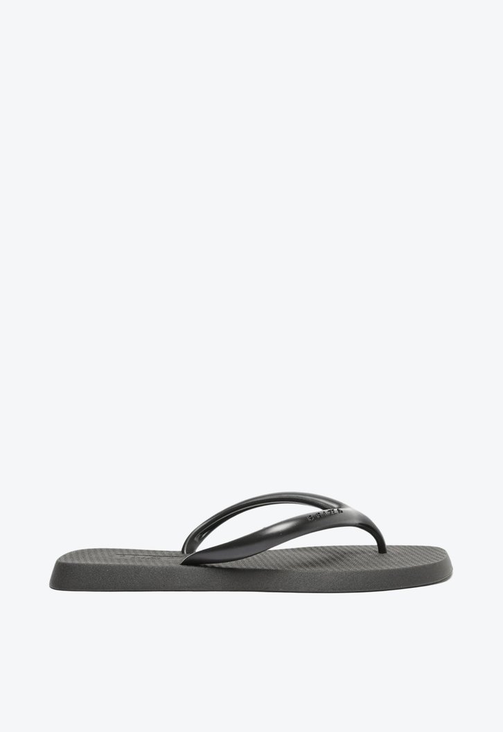 Chinelo De Dedo Preto Brizza Bico Quadrado