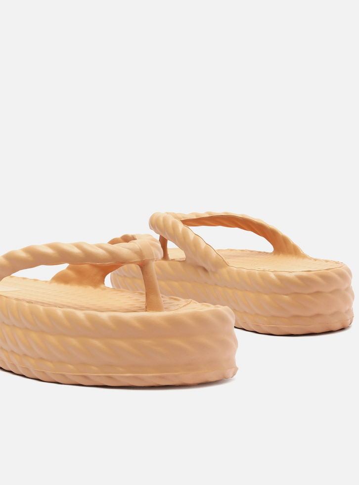 Sandália Nude Flatform Marrocos Mid