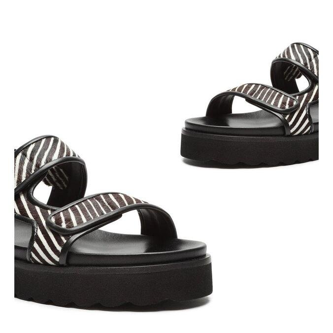 Sporty Schutz Sandal Zebra P&B