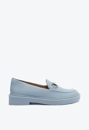 Mocassim Flatform Azul Anacapri Bridão