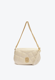 Bolsa Tiracolo Branca Schutz Pequena Valeria Couro