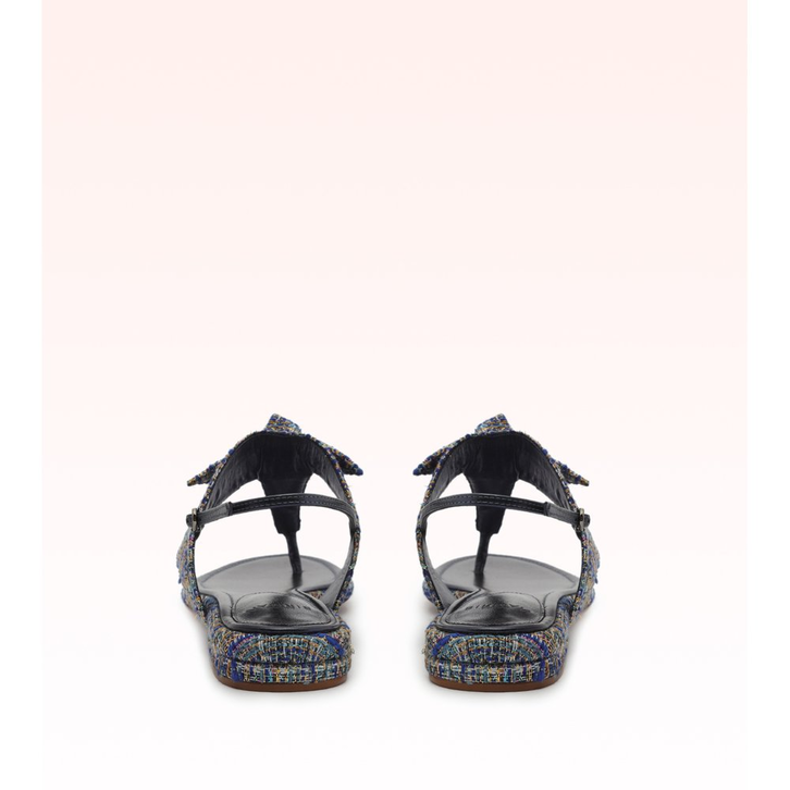 Clarita Thong Sandal Blue/Deep Cobalt