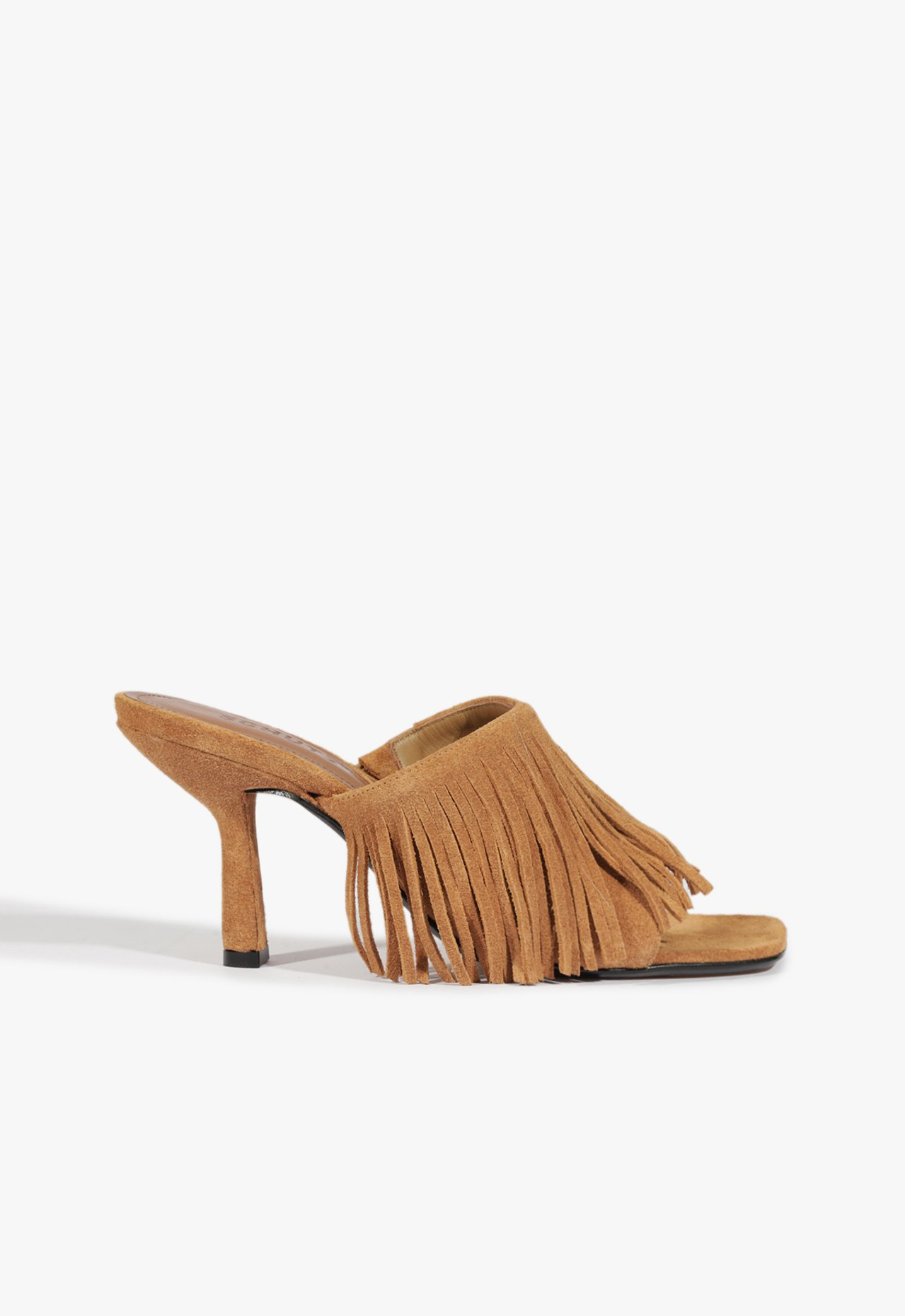 Mule Indie Franja Marrom Claro | ZZ MALL
