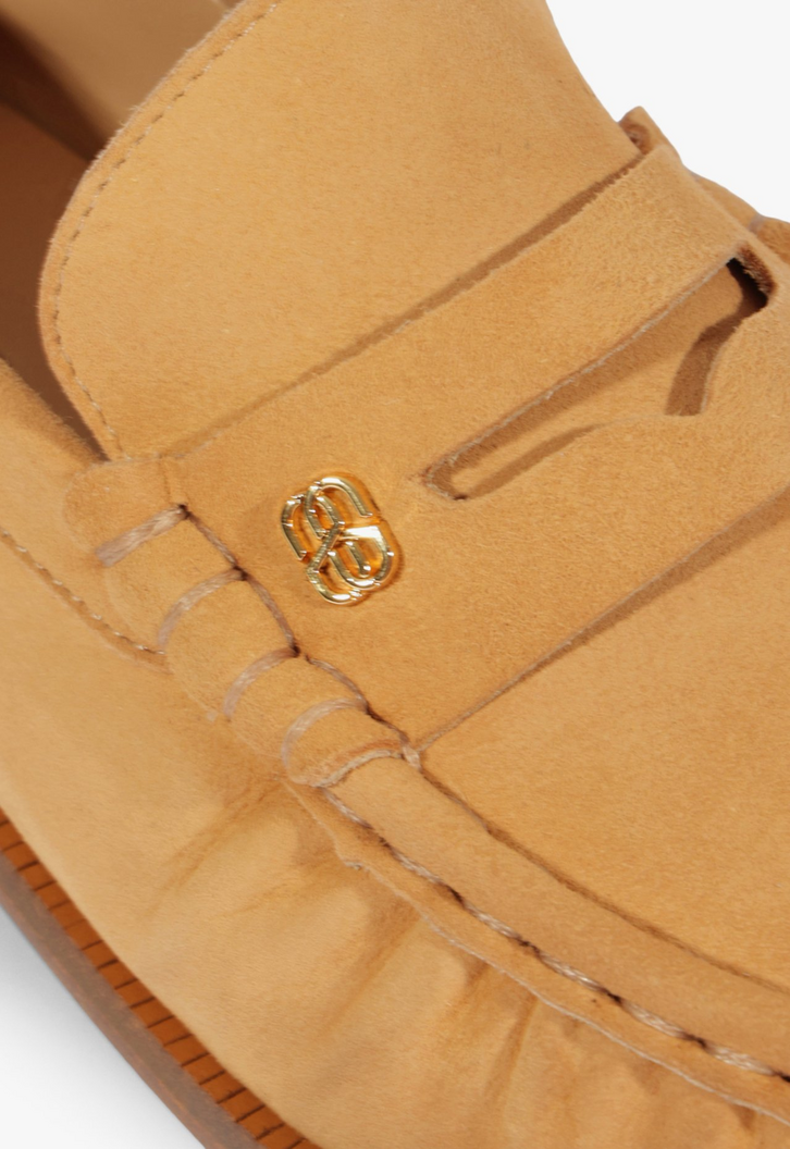 Mocassim Tyche Camurça Marrom Claro