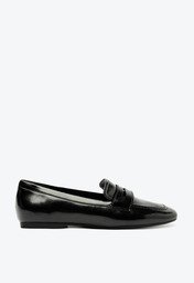 Mocassim Madri Bico Quadrado Preto