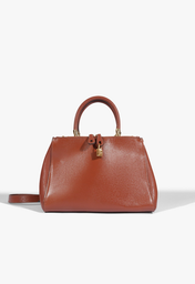 Bolsa Tote Marrom Schutz Lorena Top Handle Grande Couro