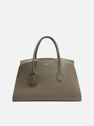 Bolsa Tote Cinza Arezzo Couro Ária Grande