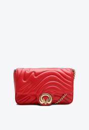 Bolsa Tiracolo Vermelho Vicenza Lily Média
