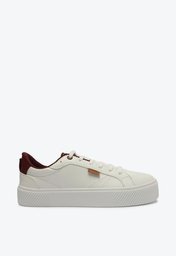 Tênis Flatform Branco E Marrom Anacapri Lili