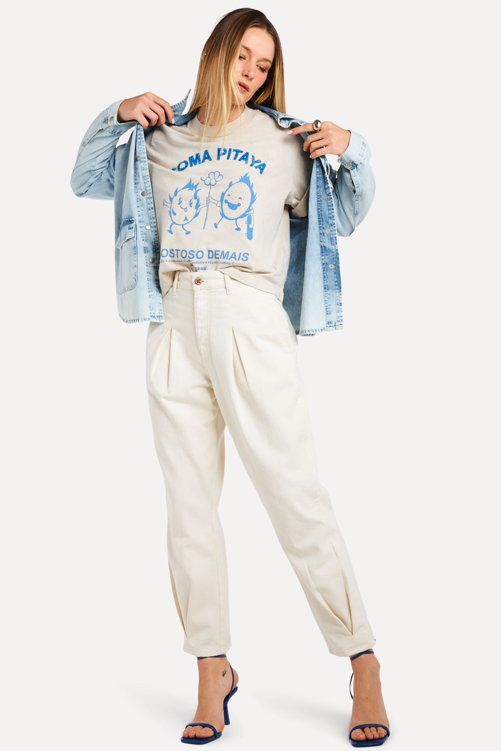 CAMISETA OFF-WHITE SILK PITAYA