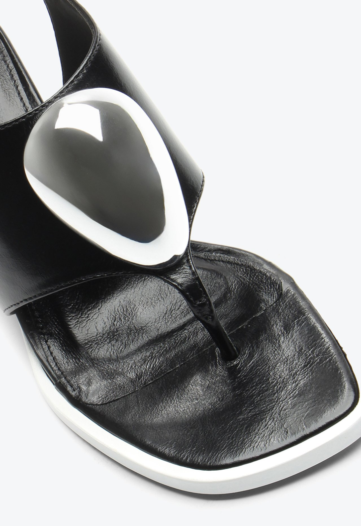 Sandália Preta Vicenza Ashley | ZZ MALL