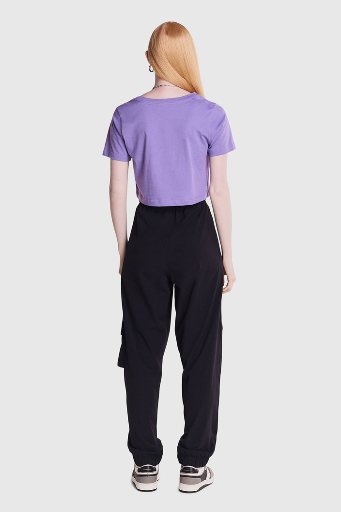 CROPPED ROXO BAW CLOTHING T-SHIRT INSTITUTIONAL COLORS