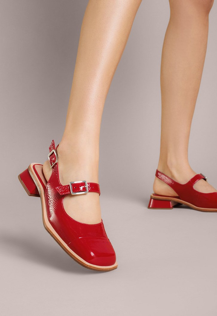 Slingback Irene Vermelho