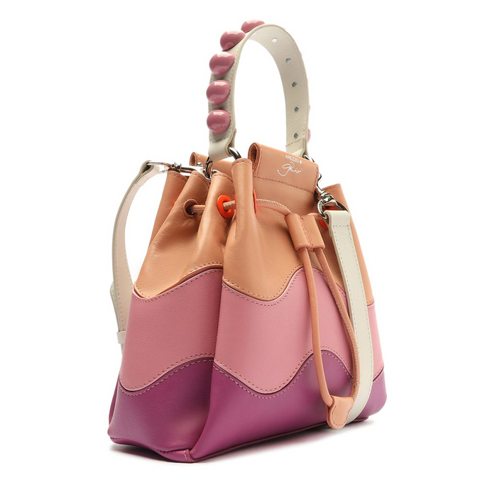 fendi bucket bolsa pink