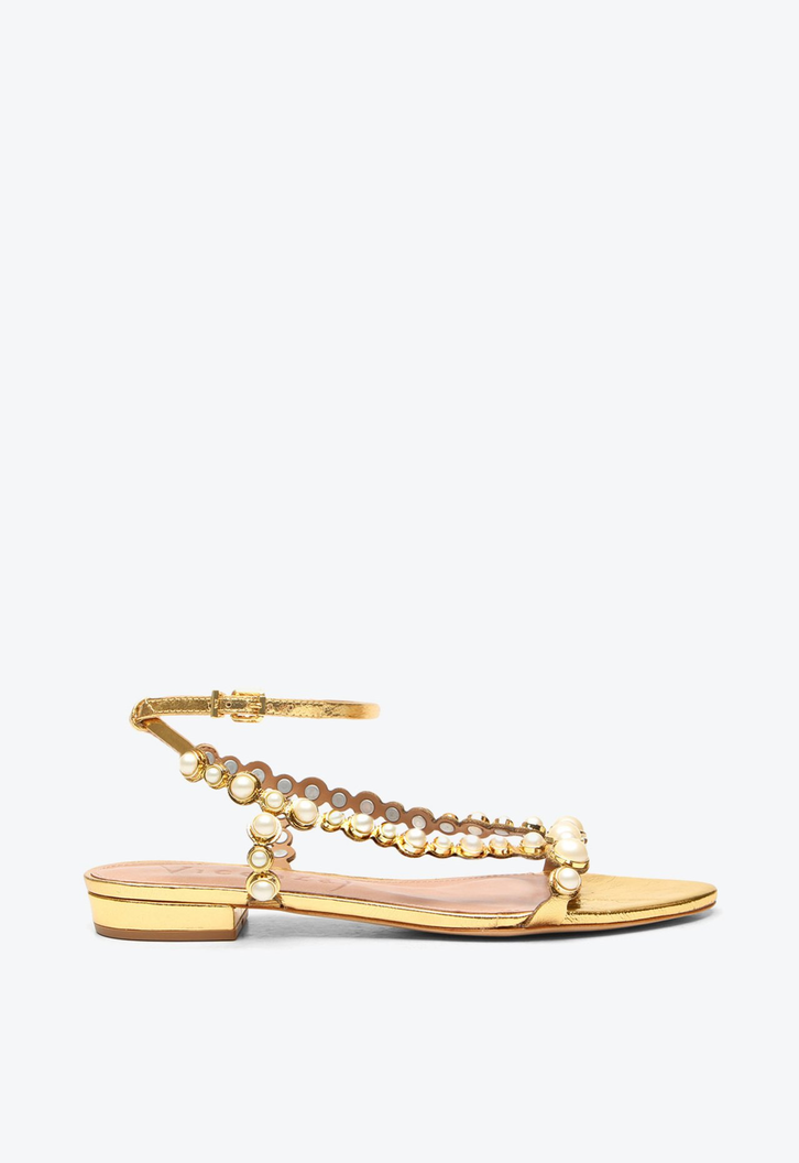 Flat Betty Dourada | ZZ MALL