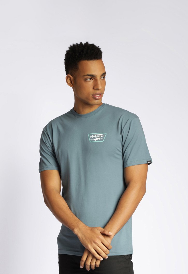 Camiseta Full Patch Back Ss Vans Teal