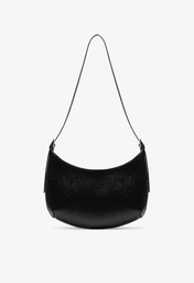Bolsa Preta Schutz Shoulder Alícia Couro Snake