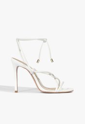 Sandália Schutz Salto Strings Twist White
