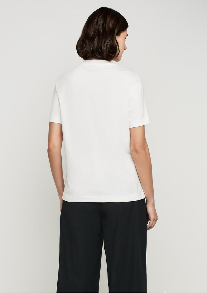 Camiseta Off-White Dzarm Reta Decote Redondo Estampada