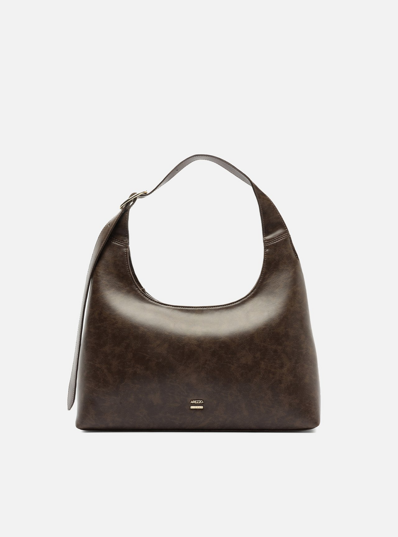 メグ Bolsa Shoulder Marrom Média | ZZ MALL