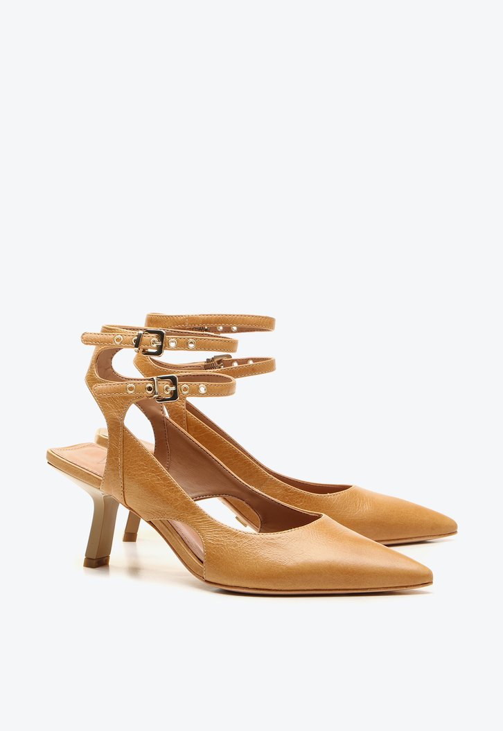 Slingback Eilleen Caramelo