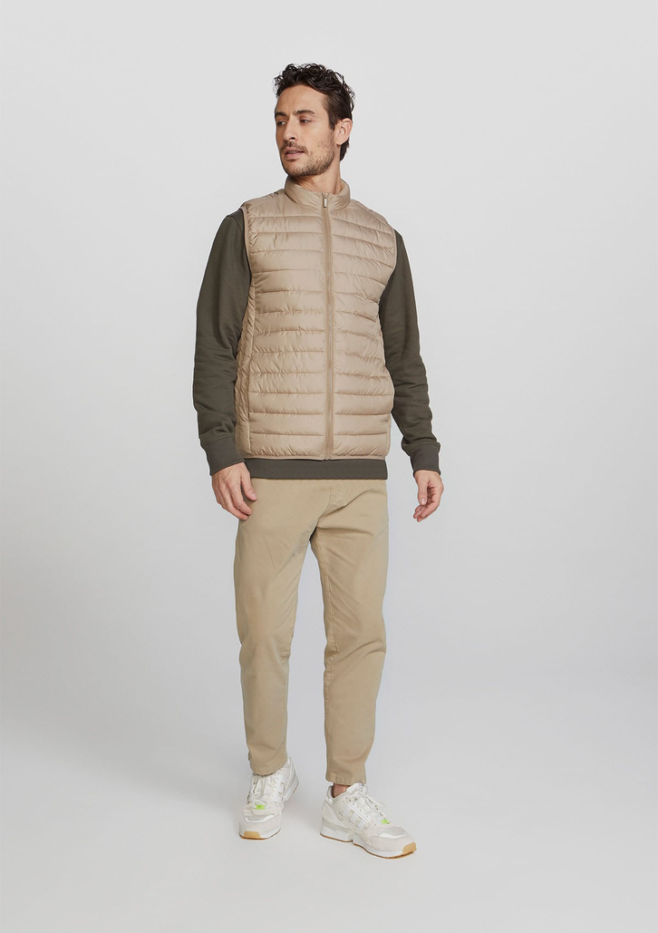 Colete Básico Marrom Hering Puffer Comfort