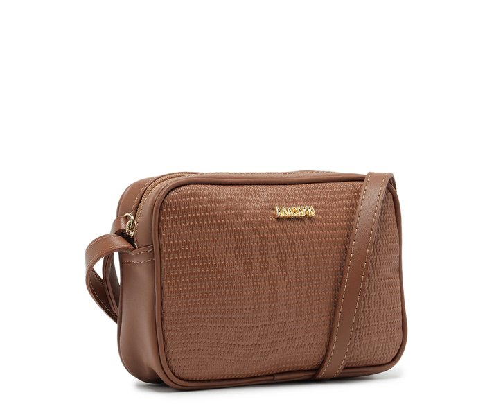 Crossbody Natural Marrom Anacapri Firenze Zif Zag