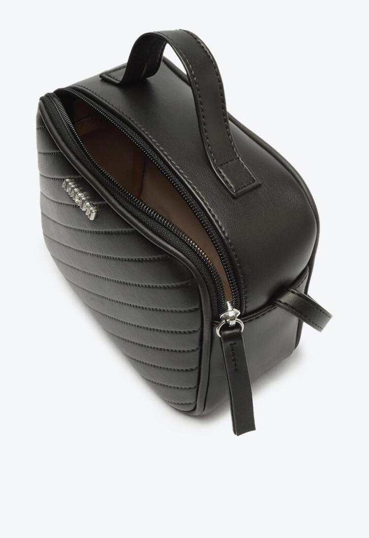 Crossbody Quadrada Preta Média