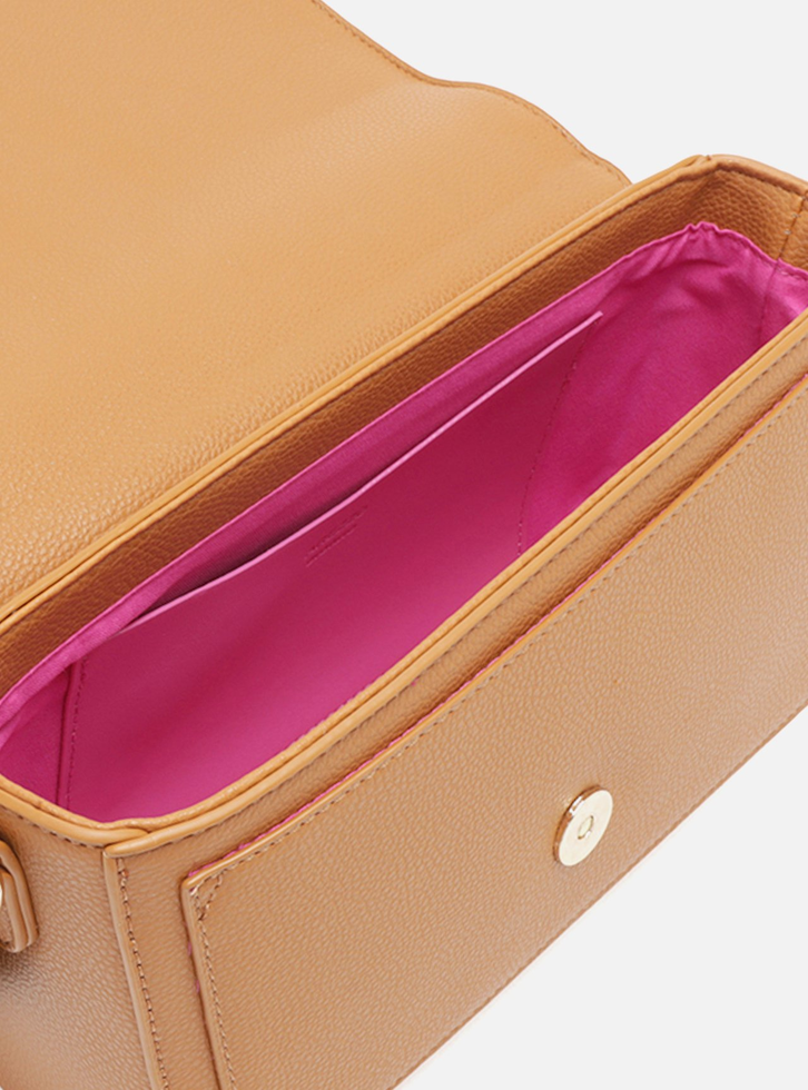 Bolsa Tiracolo Marrom Pequena