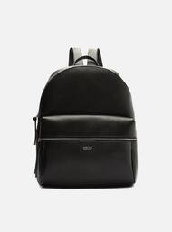 Mochila Preta Arezzo Couro Miele Grande