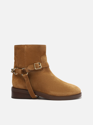 Bota Marrom Arezzo Acamurçada Cano Curto