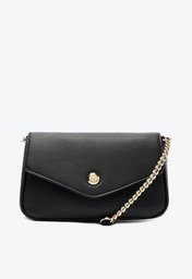 Bolsa Tiracolo Pequena Minimalista Marrom | ZZ MALL