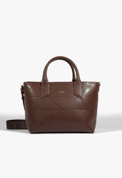 Bolsa Tote Tiracolo Média Maely Marrom