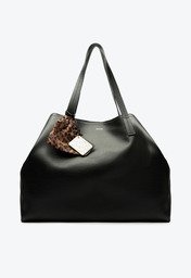 Bolsa Shopping Grande Eco Tec Preta