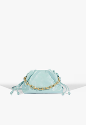 Bolsa Pouch Cinza Schutz Khai Couro | ZZ MALL