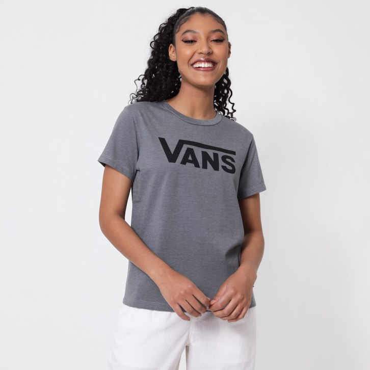 Camiseta Vans Flying V Crew Grey Heather