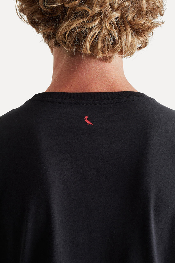 CAMISETA PRETA RESERVA SIMPLES MASCULINA