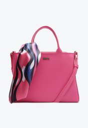 Bolsa Tote Rosa Anacapri Sara Média