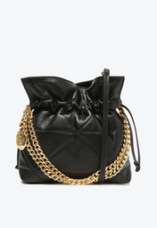 Bolsa Mini Bucket Preta Schutz Greta Couro