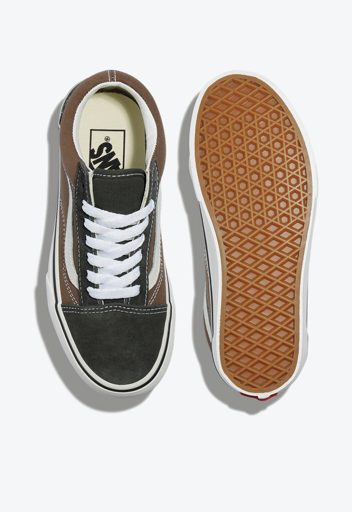 Tênis Old Skool Suede Pop Canvas Brown Multi | ZZ MALL
