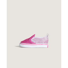 Tênis Slip-On Kids Glitter Rasp Raspberry Rose Infantil