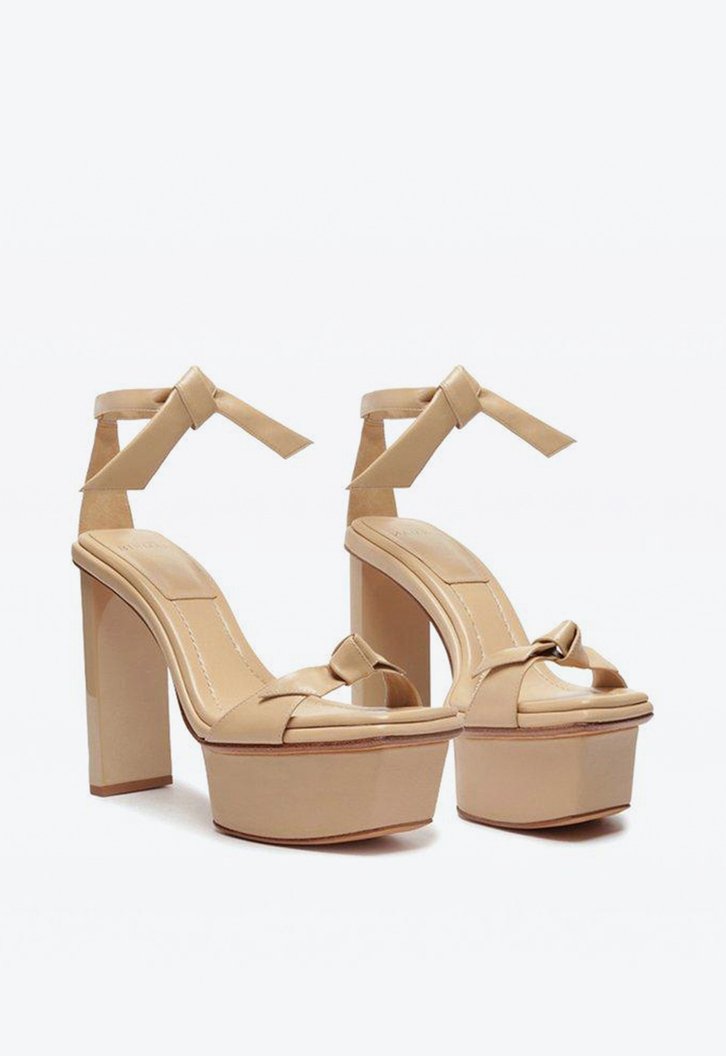 Clarita Pillar Platform Nude