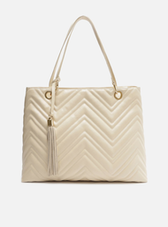 Bolsa Hobo Off-white Arezzo Matelassê Verona Grande