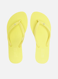 Chinelo de Dedo Amarelo e Bag Tecido