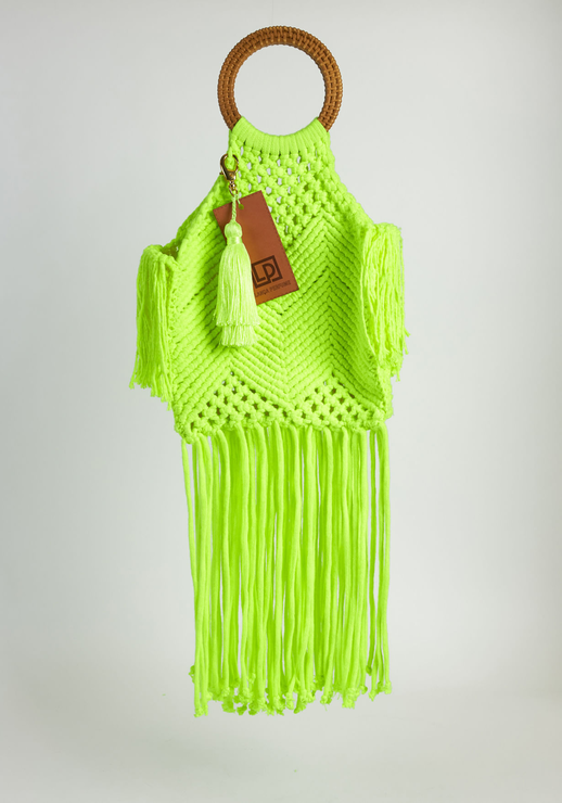 Bolsa Verde Lanca Perfume Croche Handmade Zz Mall