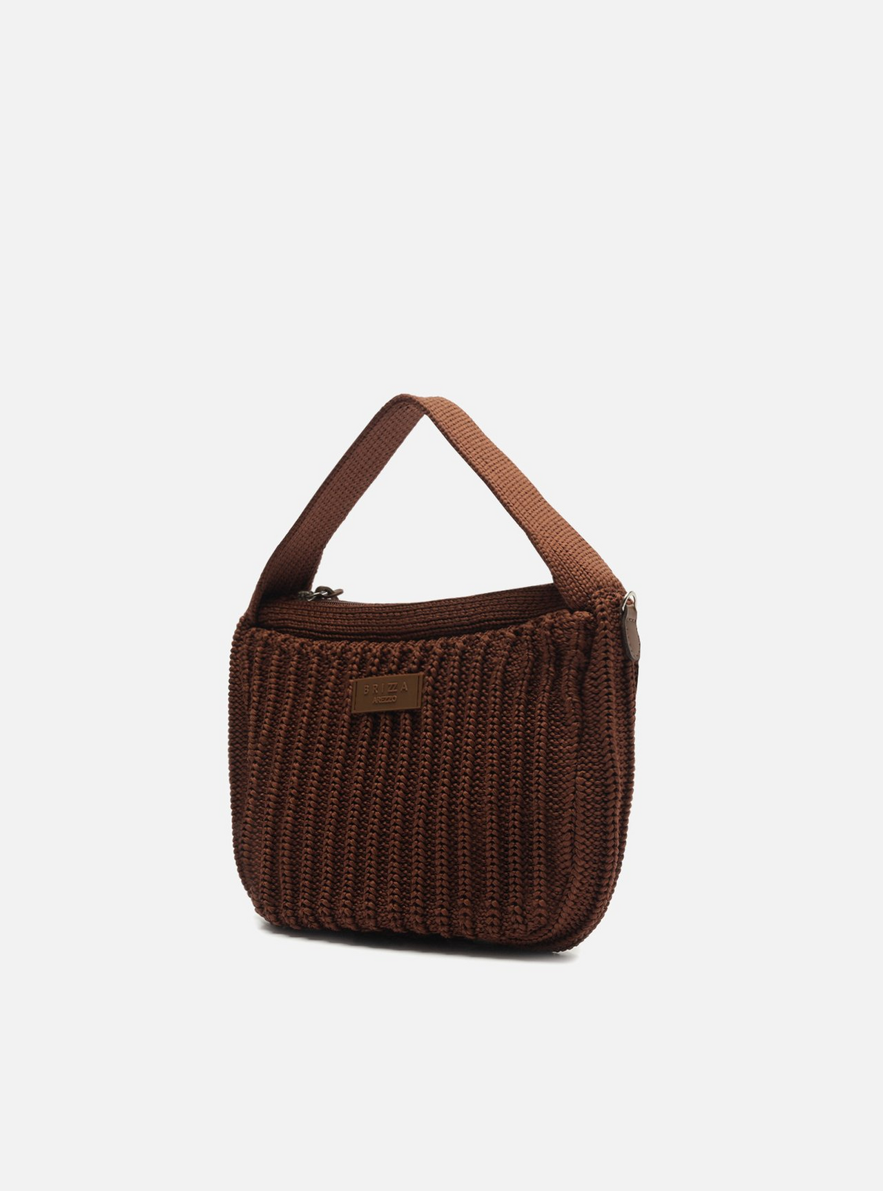 Bolsa Tiracolo Crochê Marrom Pequena | ZZ MALL