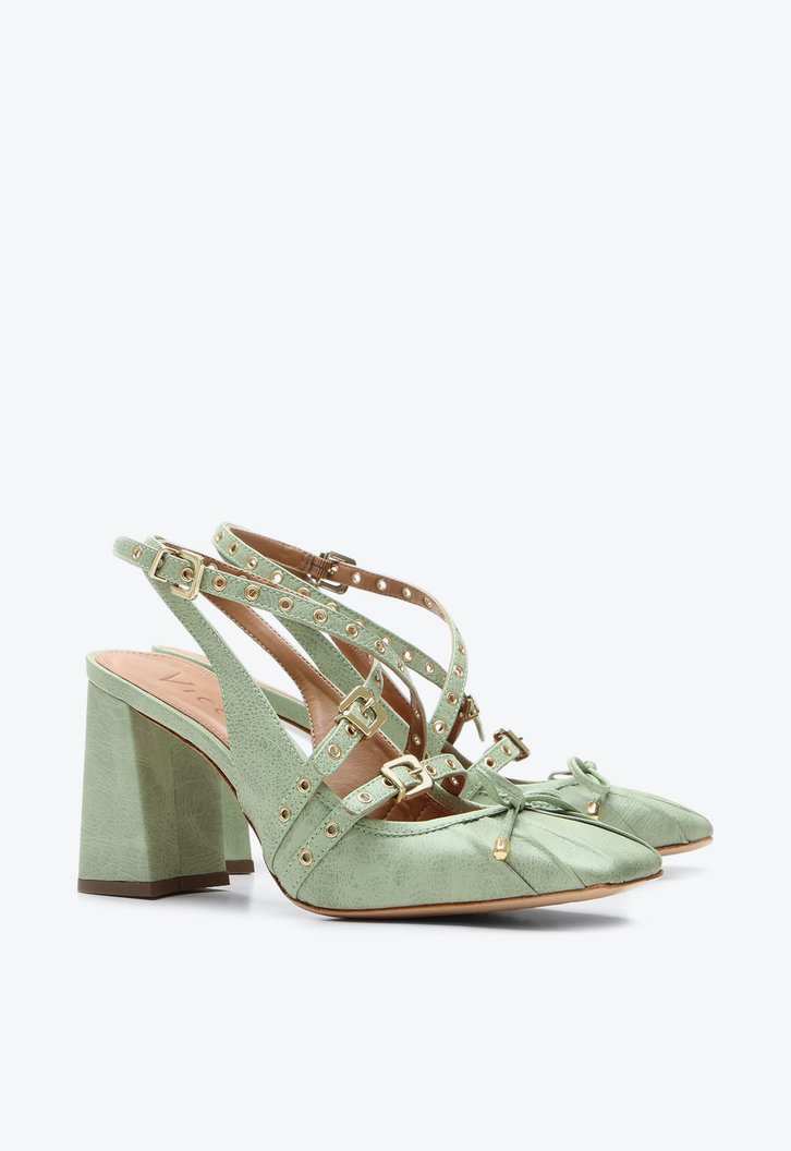 Slingback Verde Vicenza Chrissy