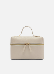 Bolsa Tiracolo Off White Couro Média | ZZ MALL
