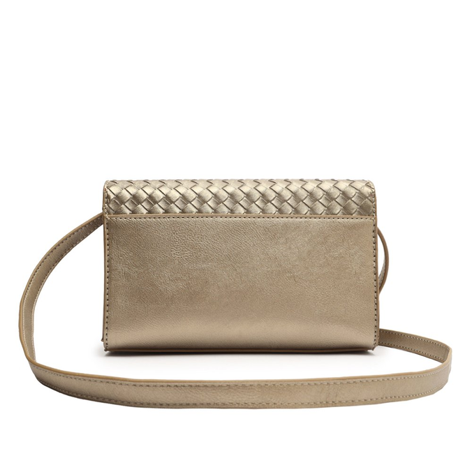 Crossbody Bronze Anacapri Tressê Pequena