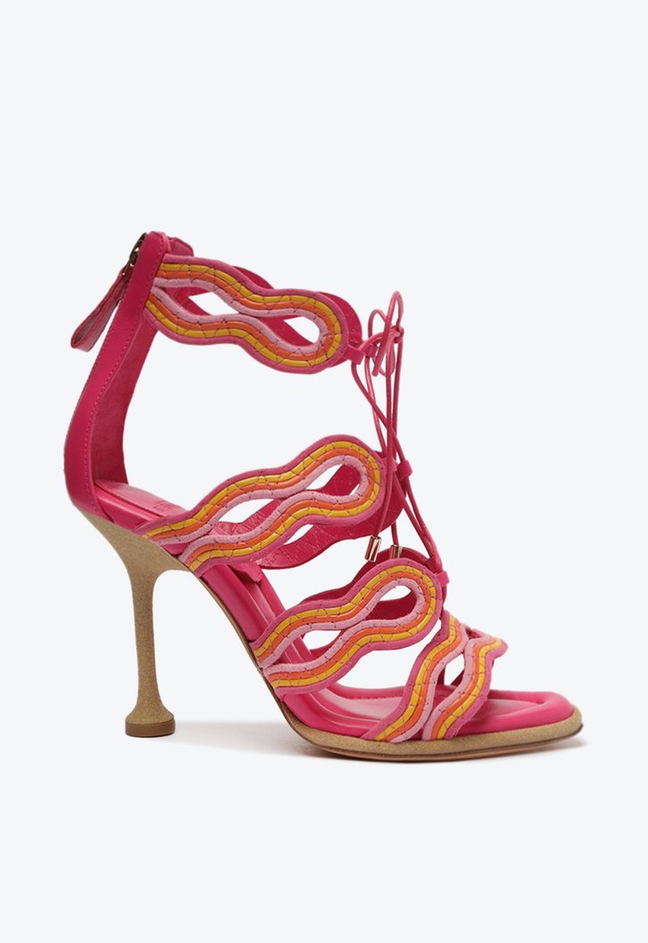 Cassie Sandal Fluo Pink/Star Fruit/Crush